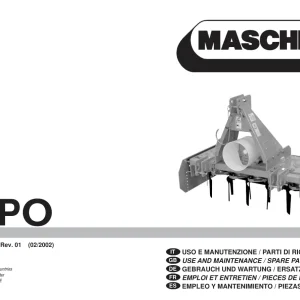 Maschio Lupo Parts Manual