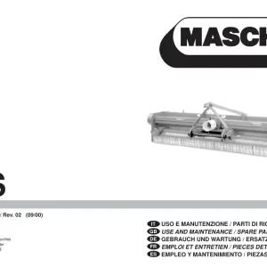 Maschio Ms Mower Parts Manual