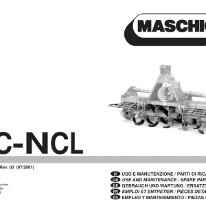 Maschio Nc Ncl Parts Manual