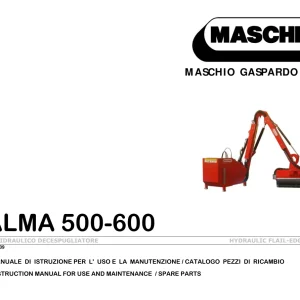 Maschio Palma Mower Parts Manual
