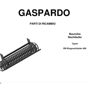 Maschio Rr600 Parts Manual