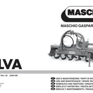 Maschio Silva Parts Manual