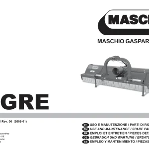 Maschio Tigre Parts Manual