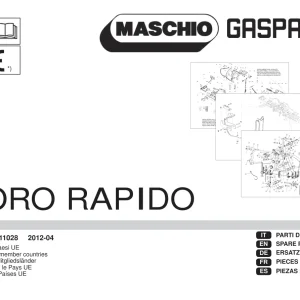 Maschio Toro Parts Manual