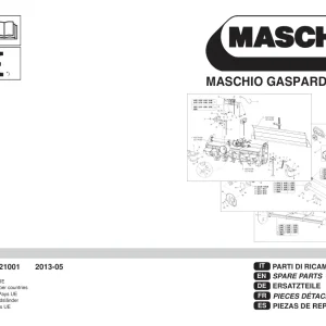 Maschio U Parts Manual