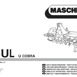 Maschio U Ul Parts Manual