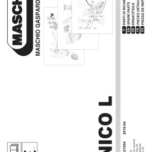 Maschio Unico L Parts Manual