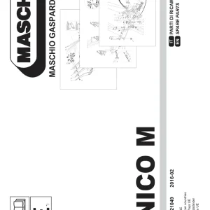 Maschio Unico M Parts Manual