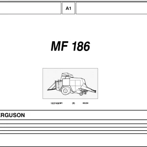 Massey Ferguson Mf186 Parts Manual
