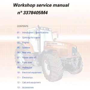 Massey Ferguson Mf6495 Service Manual