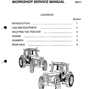 Massey Ferguson 3000 3100 1991 Service Manual