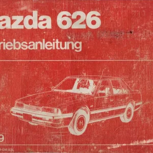 Mazda 626 Gc 1983 1983 Service Manual