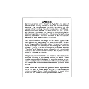 Mazda 626 Mx6 1992 1997 Service Manual