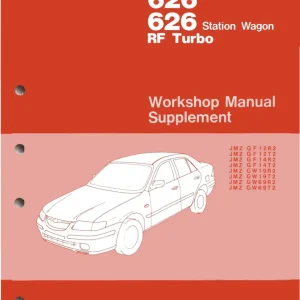 Mazda 626 Station Wagon Rf Service Manual
