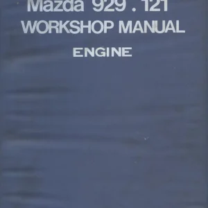 Mazda 929.121 Service Manual