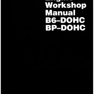 Mazda Bp B6 Service Manual