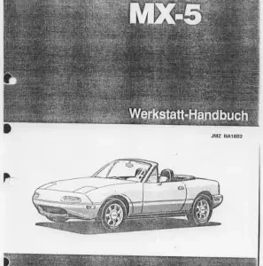 Mazda Mx5 Miata 1989 1989 Service Manual