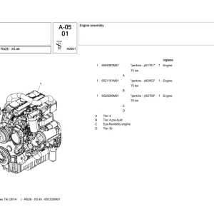 McCormick X5 T4I 2014 Rs28 X540 2014 Parts Manual