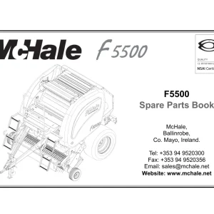 McHale F5500 Parts Manual