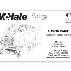 McHale Fusion Vario Parts Manual