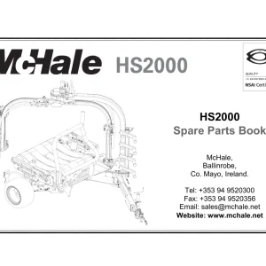McHale Hs2000 2000 Parts Manual