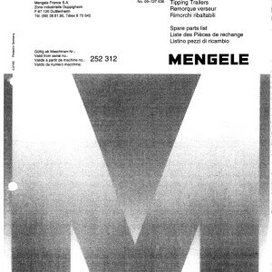 Mengele Medk 10000 13000 Parts Manual