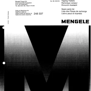 Mengele Mzdk18000 Parts Manual