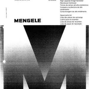 Mengele Sh25 1991 1991 Parts Manual