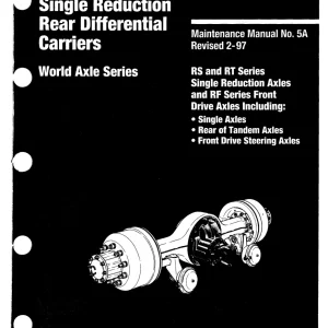 Agri Meritor Rockwell Rs Rt Operators Manual