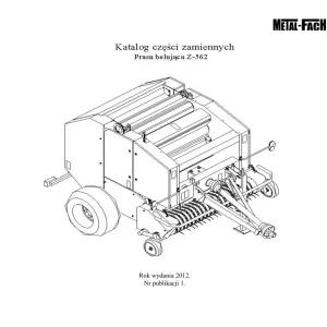 Metal-Fach Metal Fach Z562 Parts Manual