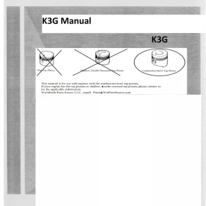 Mitsubishi K3G Service Manual
