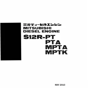 Mitsubishi S12R Pt Pta Mpta Mptk 2010 Parts Manual