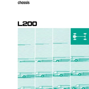 Mitsubishi L200 1996 1996 Service Manual