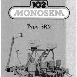 Monosem 102 Srn Parts Manual