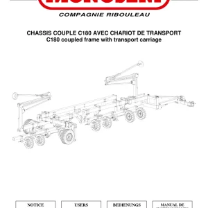 Monosem C180 2014 Parts Manual