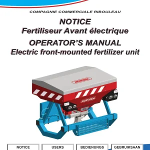 Monosem Electric Front Mounted Fertilizer Unit 2016 Parts Manual