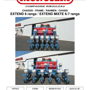 Monosem 6 6 7 2014 Parts Manual