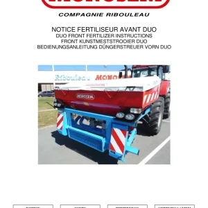 Monosem Ferti Avant Duo Parts Manual