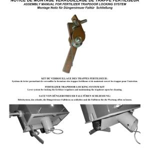 Monosem Verrouillage De Trappe Parts Manual