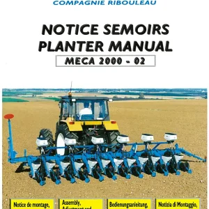 Monosem Meca 2000 02 2000 Parts Manual