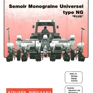 Monosem Ng 1988 Parts Manual