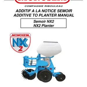 Monosem Nx2 2012 Parts Manual