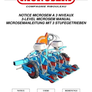 Monosem Notice A3 2014 Parts Manual