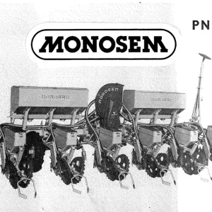 Monosem Pnu 1986 Parts Manual