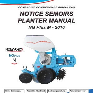 Monosem Ng M 2016 Parts Manual