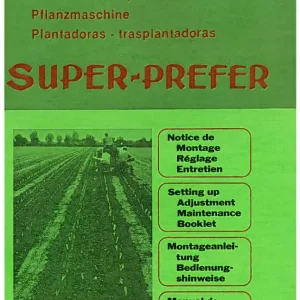 Monosem Planteuses Prefer Parts Manual