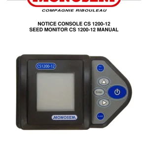 Monosem Cs 1200 12 2013 Parts Manual