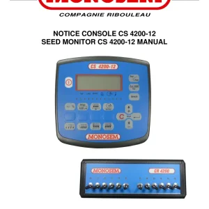 Monosem Cs 4200 12 2014 Parts Manual
