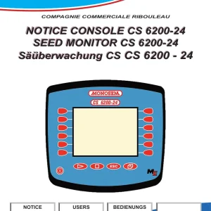Monosem Cs6200 24 2017 Parts Manual