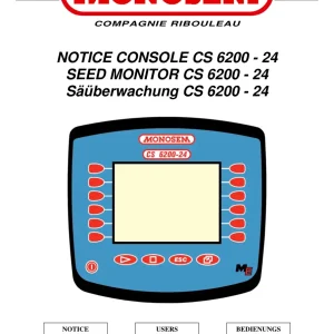 Monosem Cs6200 Parts Manual